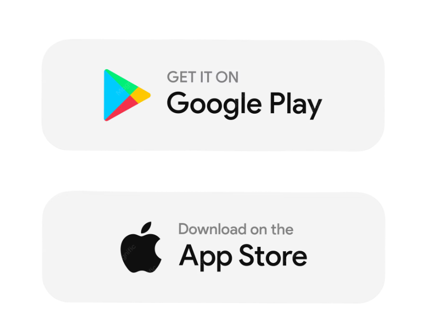Available on Google Play and the App Store